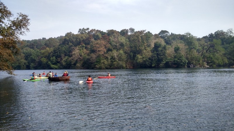 Kayaking at Bison River Dandeli
