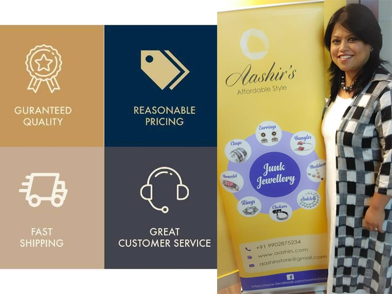 Ashirbani Roy - successful entrepreneur with her jewelry brand “Aashir’s”