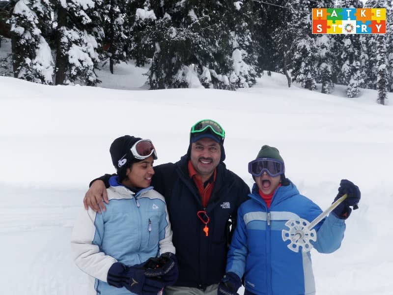 Deeya Bajaj with her Parents