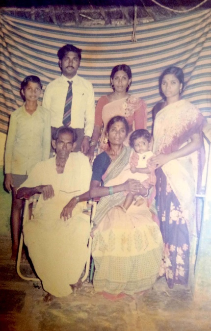 Nidumukkala Siva Sankara Rao with his parents