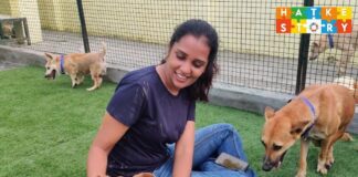 Vandana Anchalia at Kannan Animal Welfare