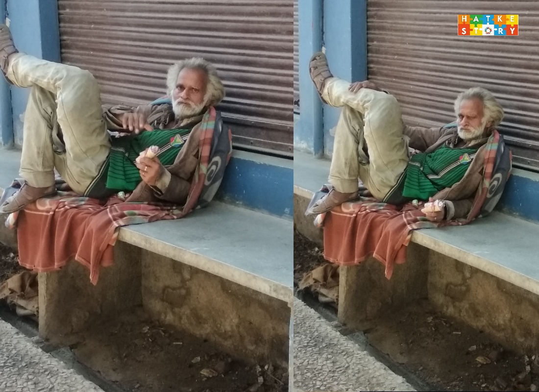 Homeless man Kailash