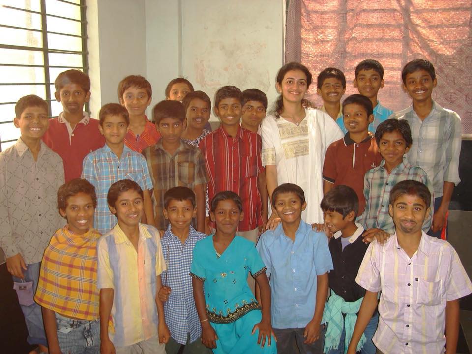 Reshma Kurup - with her students