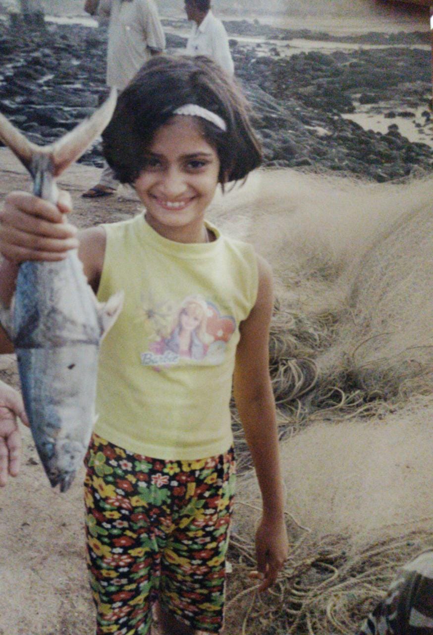 Nikita Raje in her childhood