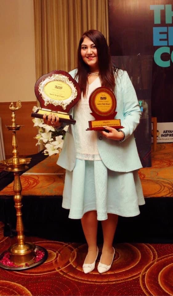 Sahiba Singh Dhupar with awards