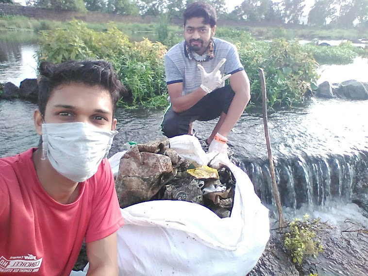 Akshay Sandeep Patil with his friend
