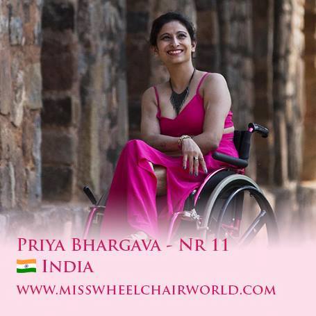 Miss India Wheelchair Priya Bhargava