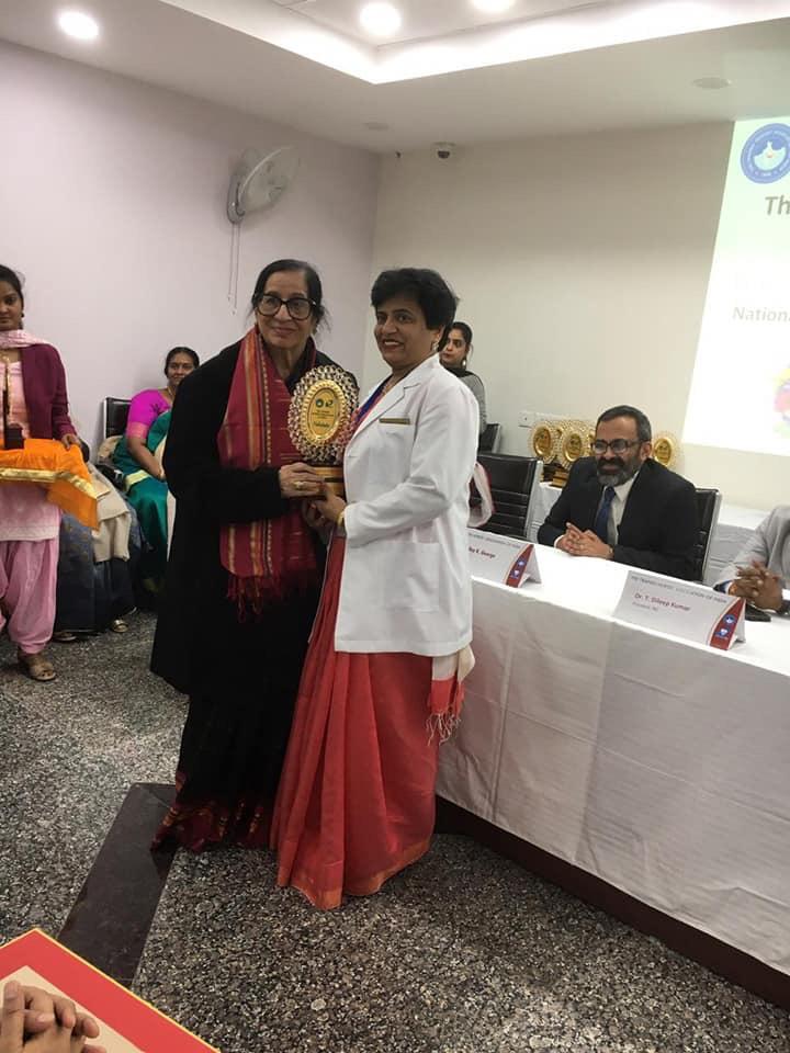 Shobhana Pathania receiving recognition