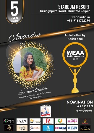 Lavanya Gudelli WEAA Award