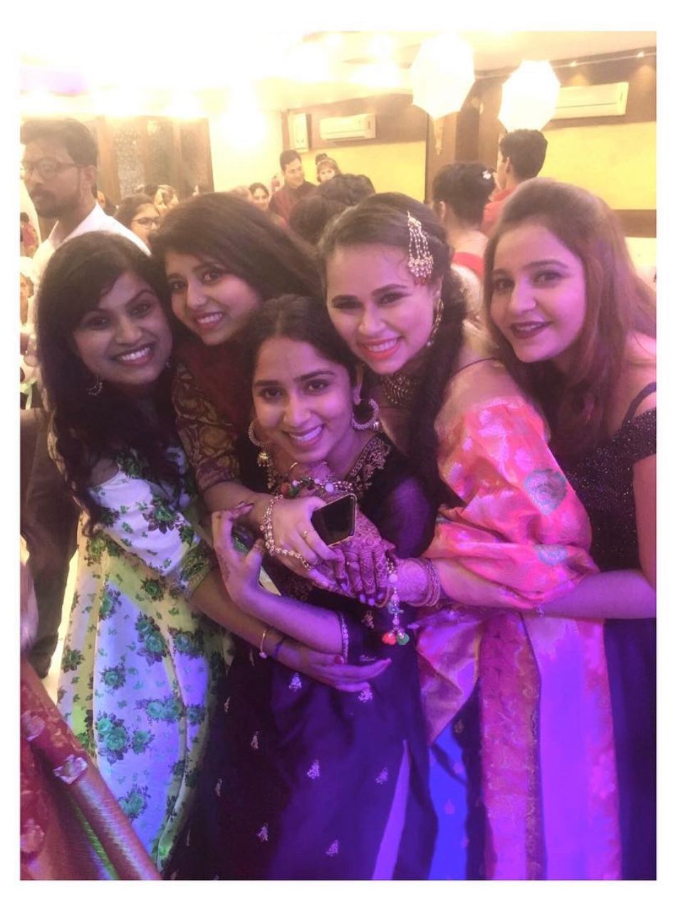 Kanika Joshi with her friends