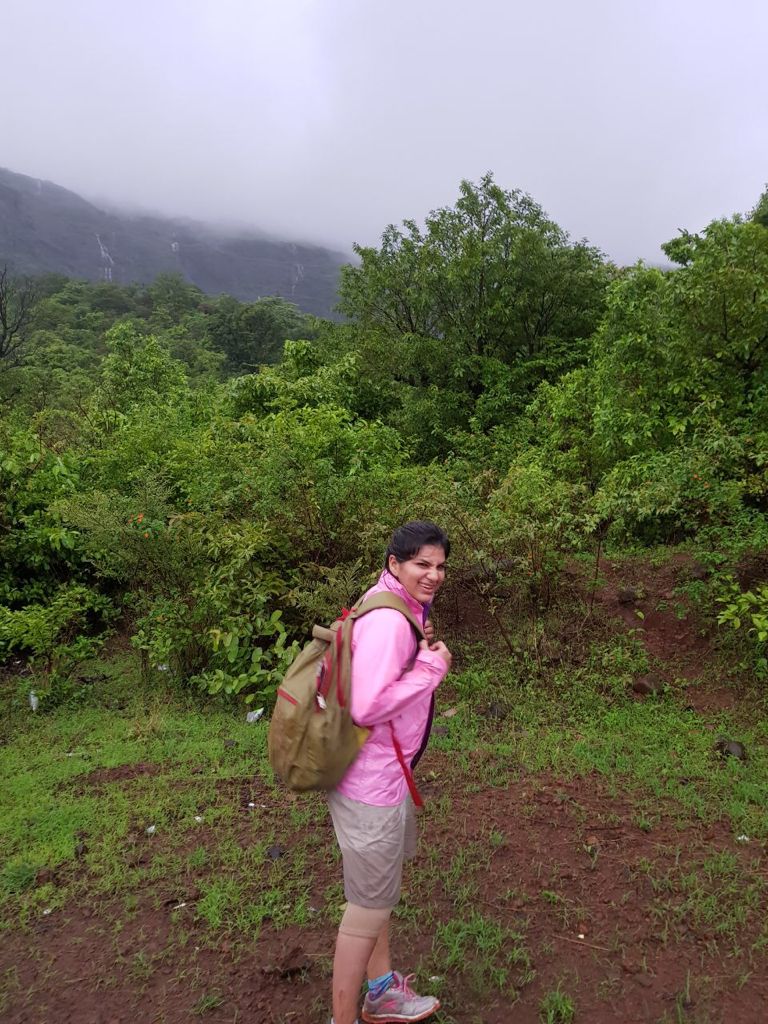 Khushbu Goplani on trekking trip