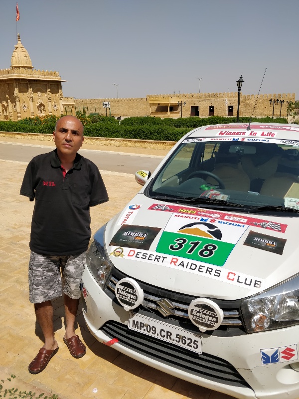 Vikram Agnihotri participating in Desert Raiders Club