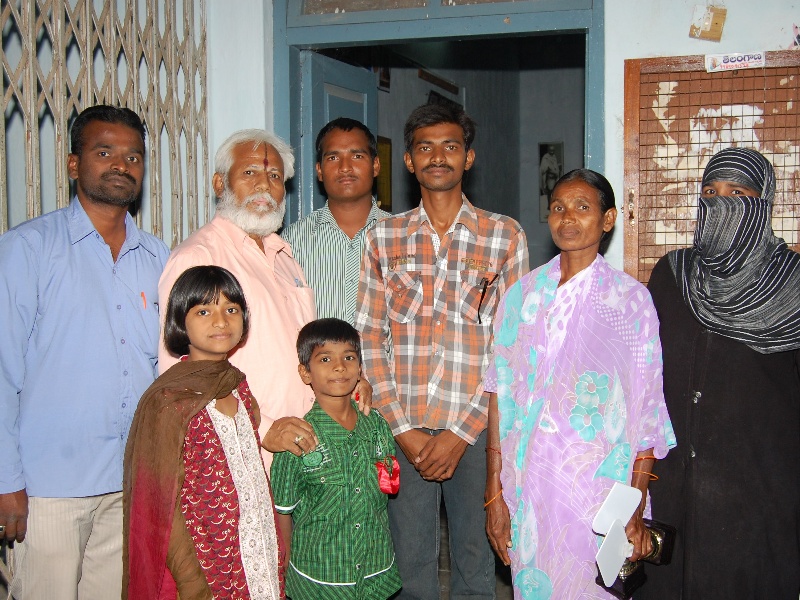 Mohammad Azam with his Family