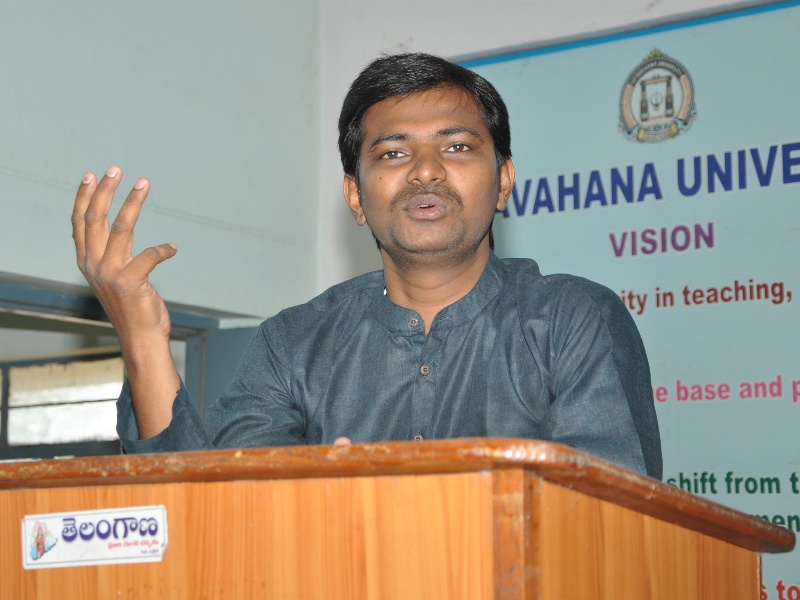 Mohammad Azam at a seminar